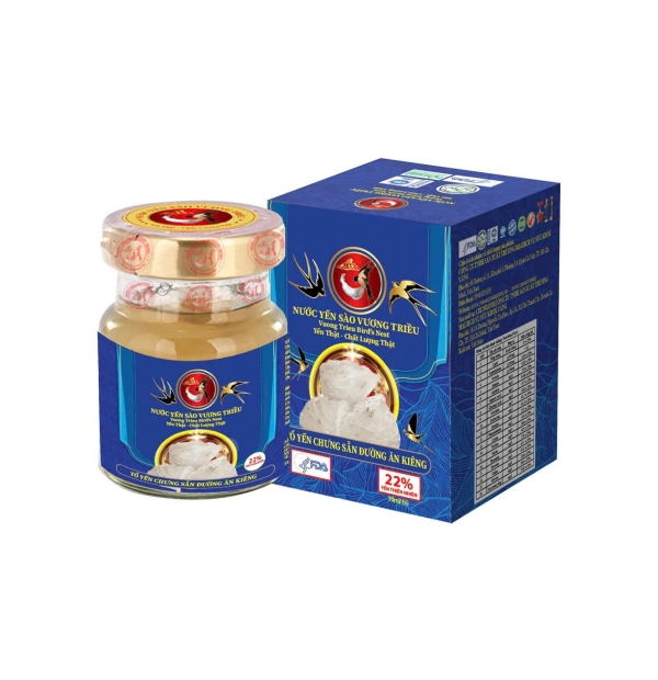 YẾN SÀO VƯƠNG TRIỀU ĐƯỜNG ĂN KIÊNG 22% (HỘP 1 LỌ)
