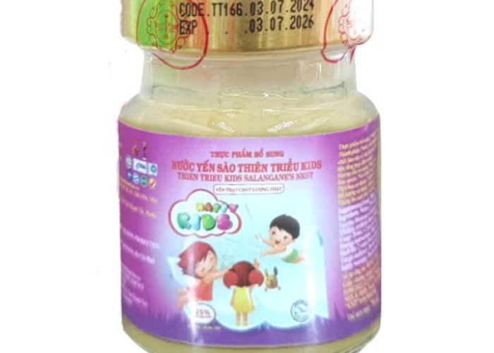 Nước Yến Sào Thiên Triều KIDS 25% yến tươi (Lọ lẻ)