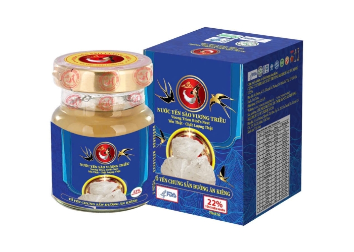 YẾN SÀO VƯƠNG TRIỀU ĐƯỜNG ĂN KIÊNG 22% (HỘP 1 LỌ)
