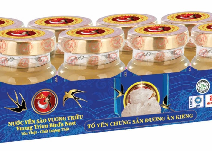 YẾN SÀO VƯƠNG TRIỀU ĐƯỜNG ĂN KIÊNG 22% (LỐC 8 LỌ)