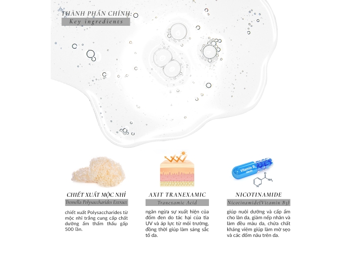 Nước cân bằng dưỡng  trắng